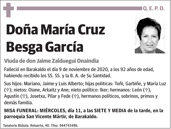 María Cruz Besga García