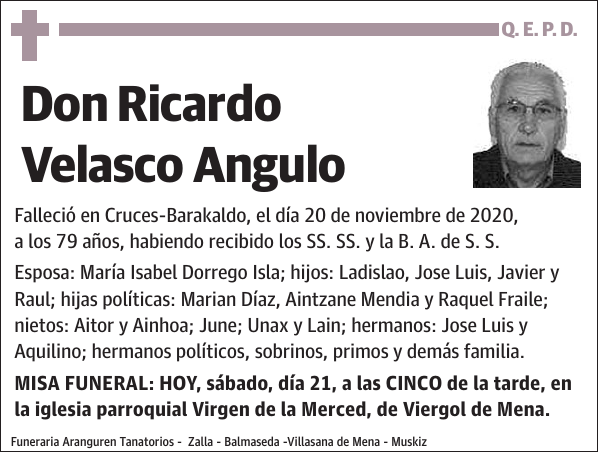 Ricardo Velasco Angulo