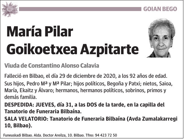 María Pilar Goikoetxea Azpitarte