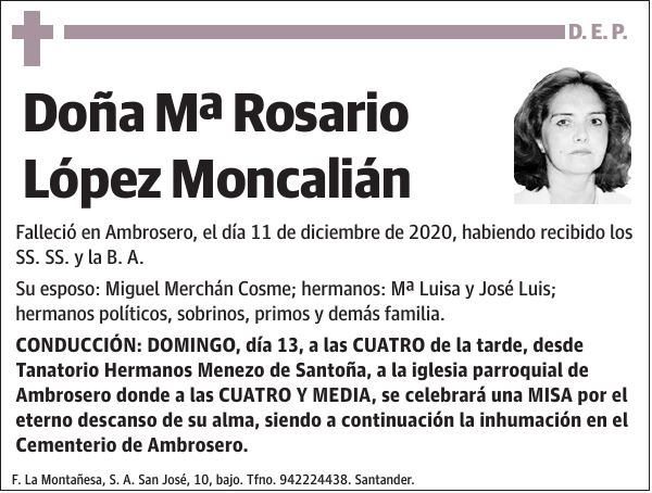 Mª Rosario López Moncalián