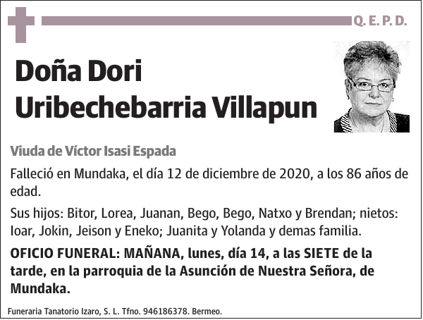 Dori Uribechebarria Villapun
