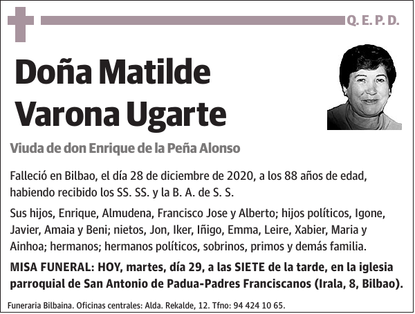 Matilde Varona Ugarte