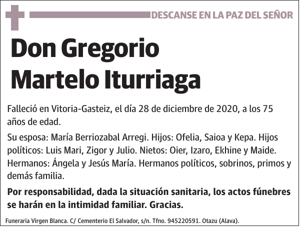 Gregorio Martelo Iturriaga