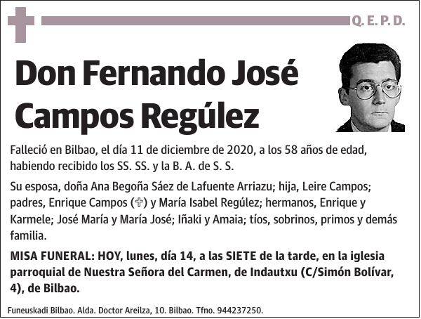 Fernando José Campos Regúlez