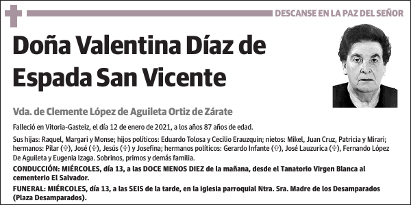 Valentina Díaz de Espada San Vicente