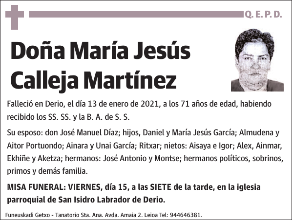 María Jesús Calleja Martínez