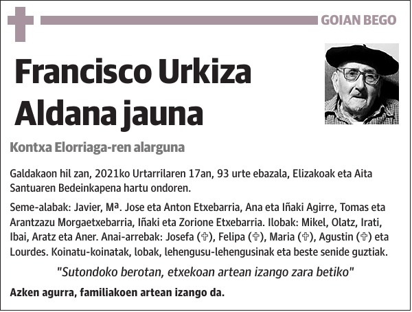 Francisco Urkiza Aldana