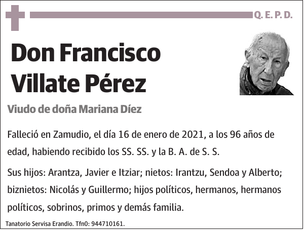 Francisco Villate Pérez