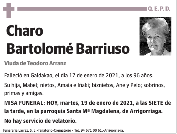 Charo Bartolomé Barriuso