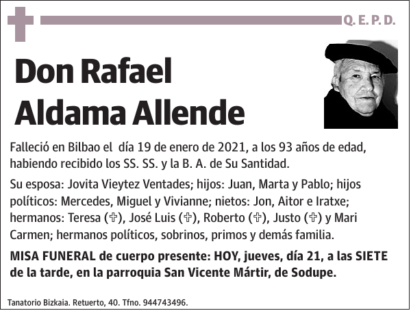 Rafael Aldama Allende