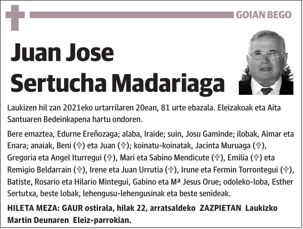 Juan Jose Sertucha Madariaga