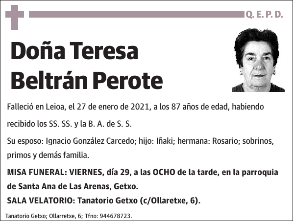 Teresa Beltrán Perote