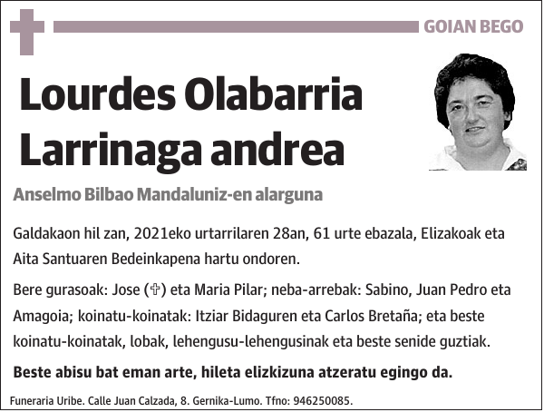 Lourdes Olabarria Larrinaga