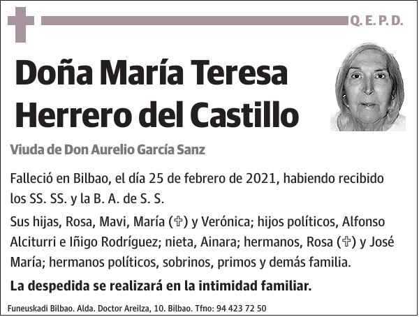 María Teresa Herrero del Castillo