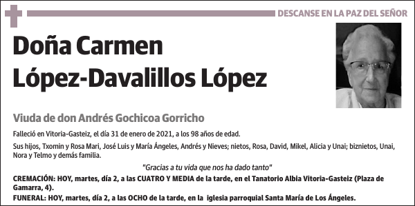 Carmen López-Davalillos López