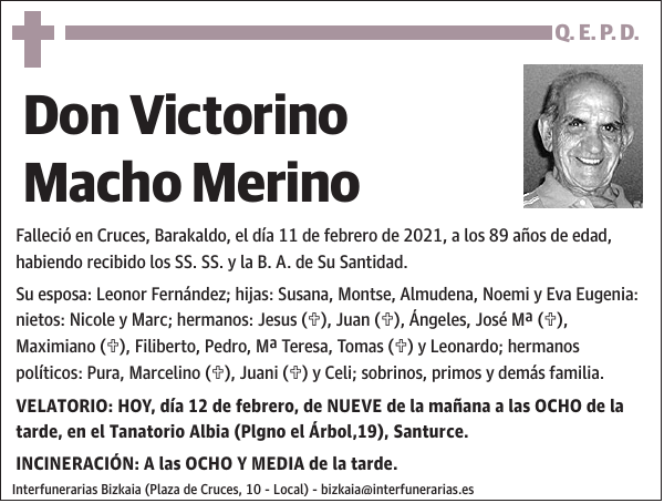 Victorino Macho Merino