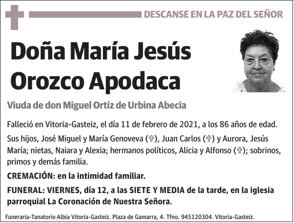 María Jesús Orozco Apodaca