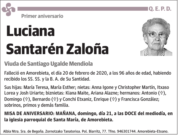 Luciana Santarén Zaloña