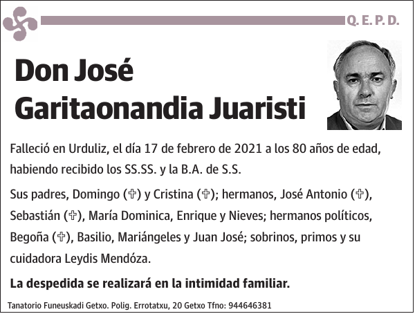 José Garitaonandia Juaristi