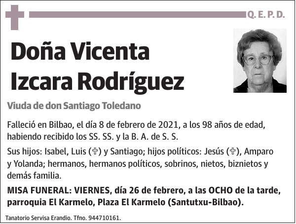 Vicenta Izcara Rodríguez