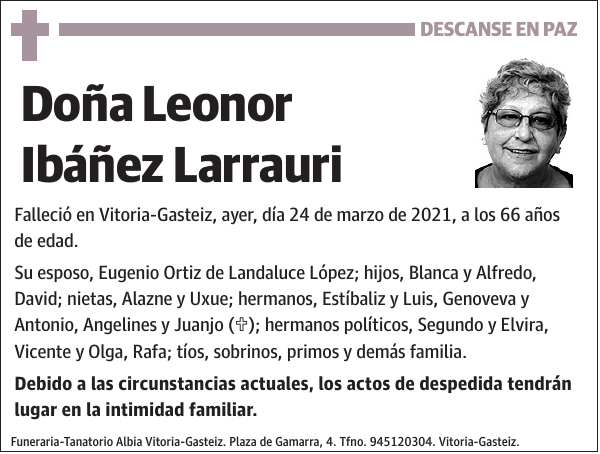 Leonor Ibáñez Larrauri