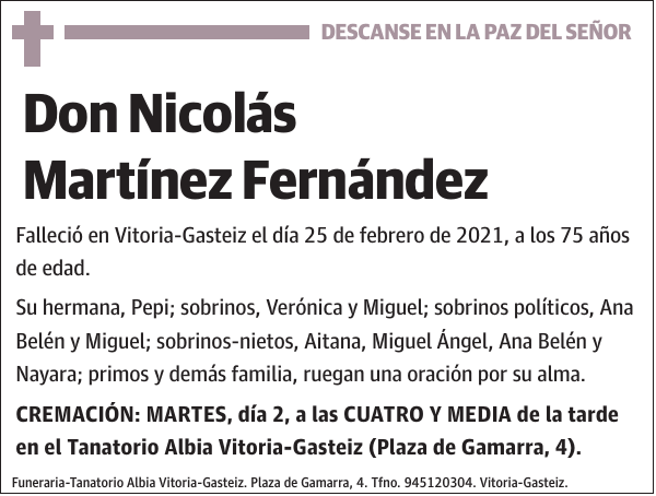 Nicolás Martínez Fernández