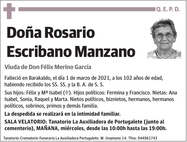 Rosario Escribano Manzano