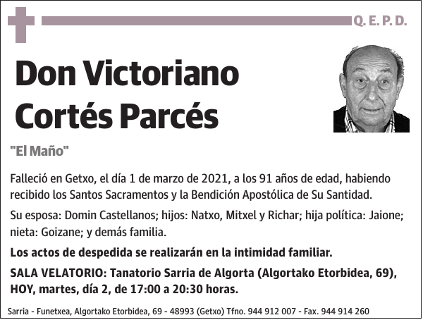 Victoriano Cortés Parcés 'El Maño'