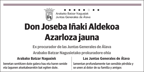 Joseba Iñaki Aldekoa Azarloza