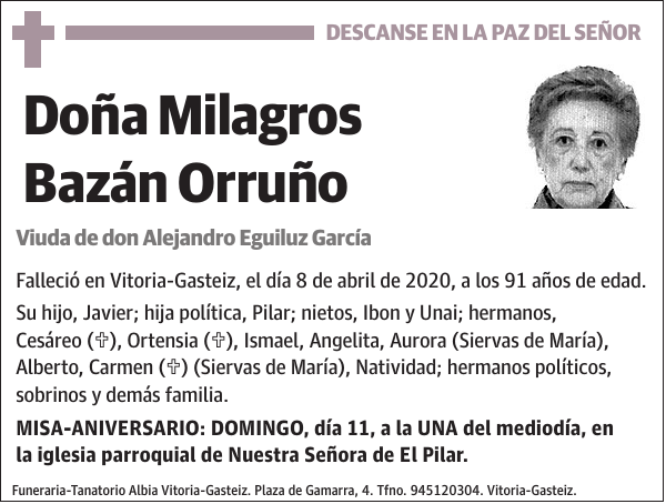 Milagros Bazán Orruño