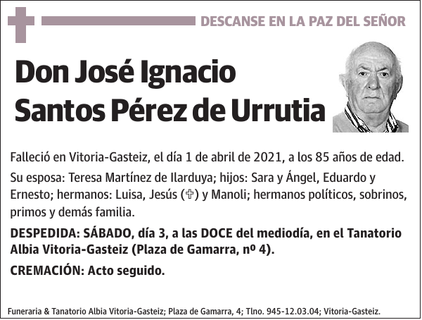 José Ignacio Santos Pérez de Urrutia