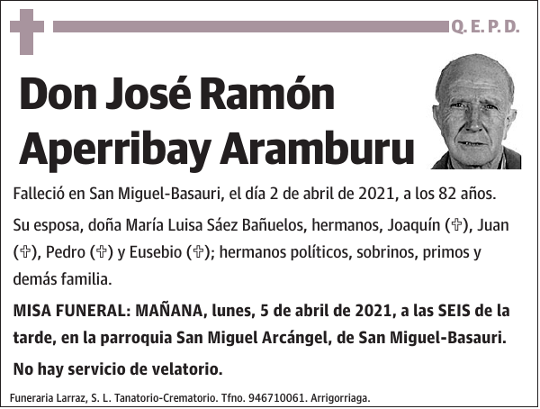 José Ramón Aperribay Aramburu