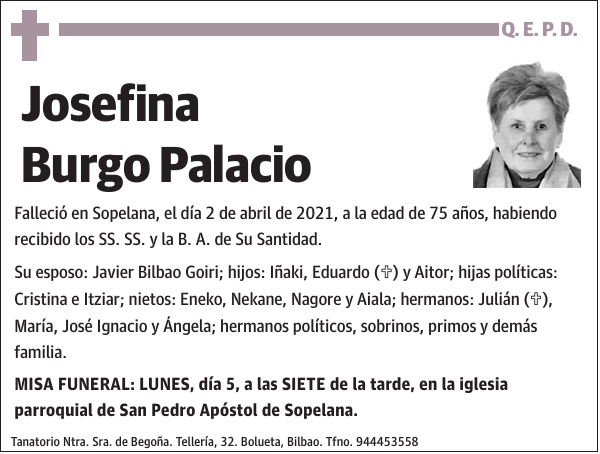 Josefina Burgo Palacio