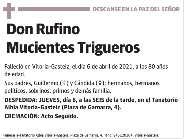 Rufino Mucientes Trigueros