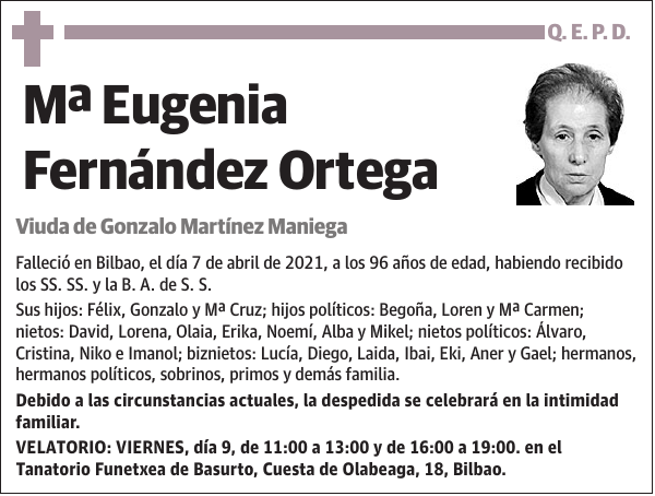 Mª Eugenia Fernández Ortega
