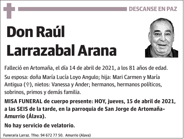 Raúl Larrazabal Arana