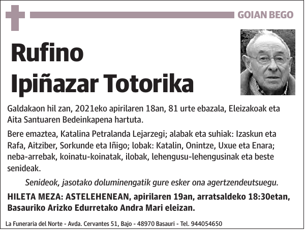 Rufino Ipiñazar Totorika