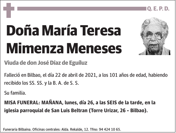 María Teresa Mimenza Meneses