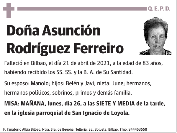 Asunción Rodríguez Ferreiro