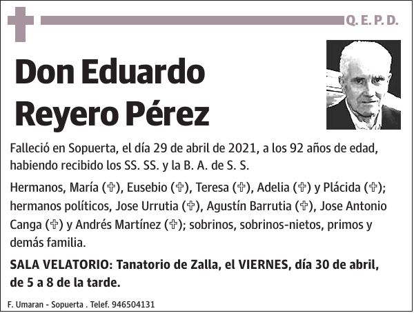 Eduardo Reyero Pérez