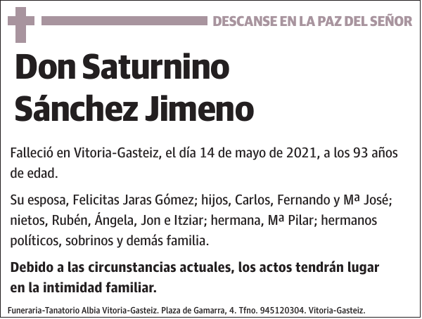 Saturnino Sánchez Jimeno