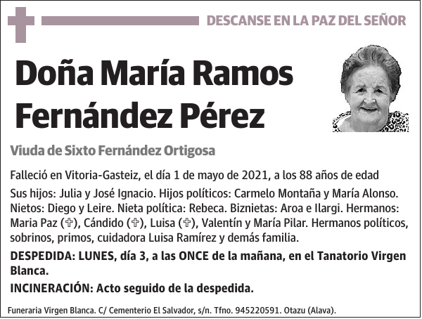 María Ramos Fernández Pérez