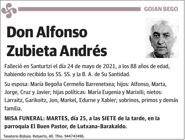 Alfonso Zubieta Andrés