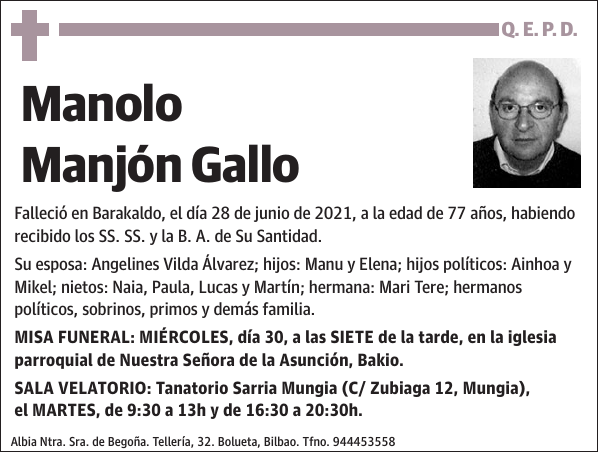 Manolo Manjón Gallo
