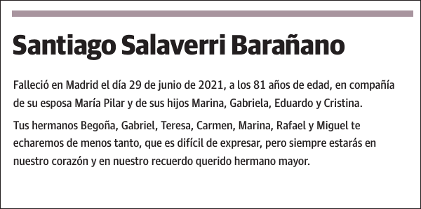 Santiago Salaverri Barañano
