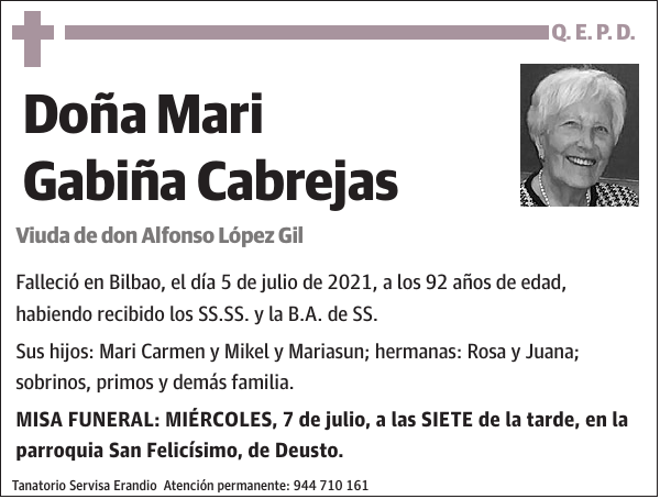 Mari Gabiña Cabrejas