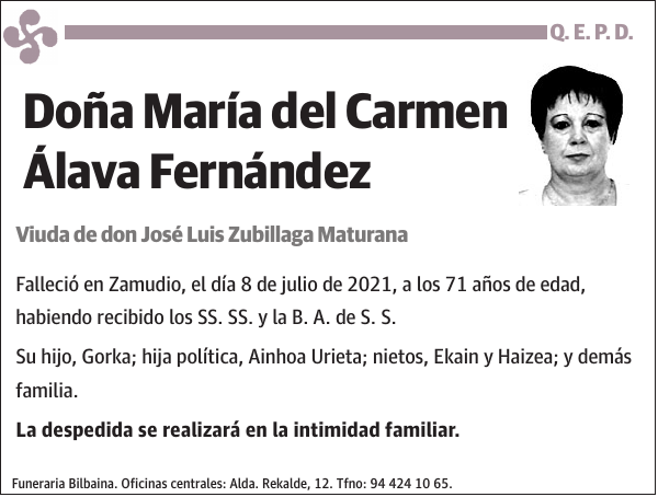 María del Carmen Álava Fernández