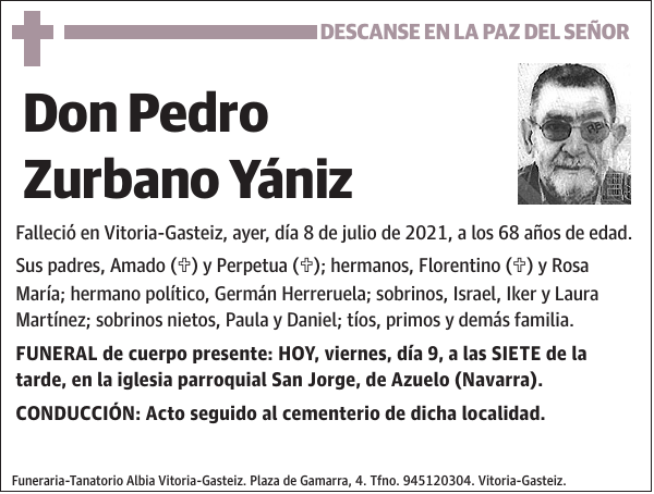 Pedro Zurbano Yániz