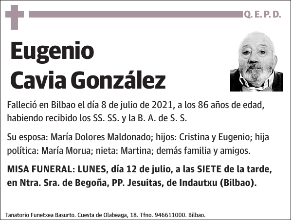 Eugenio Cavia González