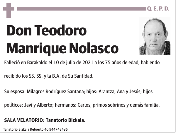 Teodoro Manrique Nolasco